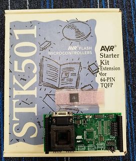AVR STK501 Starter Kit Extension Box und Leiterplatte