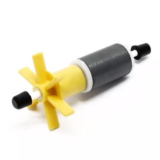 Gelber Impeller mit schwarzem Gehäuse