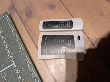 Netzwerkkabel Tester RJ11 und RJ45 auf Leiterplatte