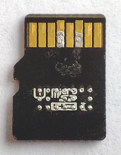 Beschädigte MicroSD-Speicherkarte