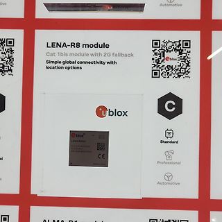 Informationsblatt zum u-blox LENA-R8 Modul