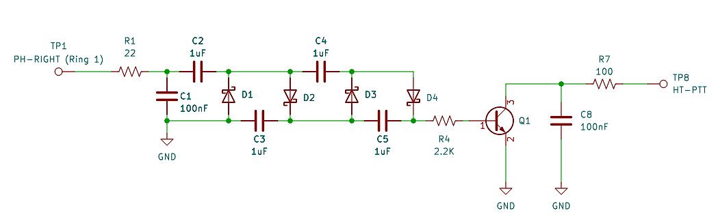 Schaltplan einer Gleichrichterbeschaltung mit Transistor
