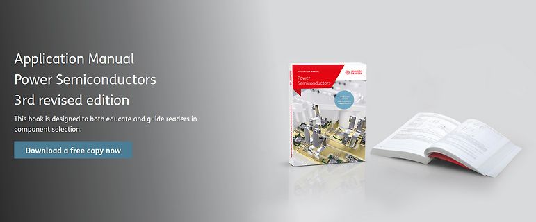 Werbung für ein Application Manual zu Power Semiconductors
