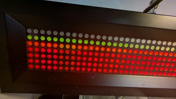 LED-Matrix Display mit roten und grünen LEDs