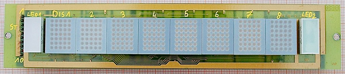 Leiterplatte mit LED-Matrix-Modulen