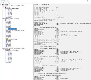USB Device Viewer Software Screenshot