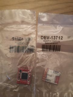 SparkFun OpenLog in Plastikbeuteln