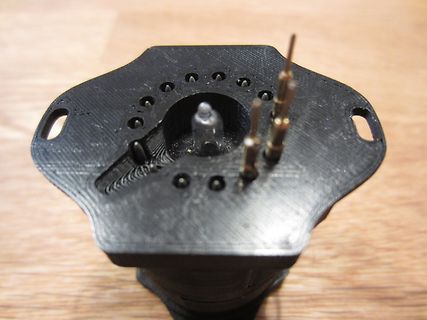 3D-gedrucktes Bauteil mit Pins