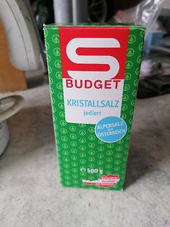 Packung Kristallsalz