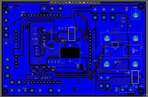 PCB-Layout einer Leiterplatte
