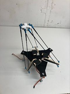 Aufbau eines Delta-Roboters