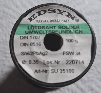 Lötzahnrolle der Marke EDSYN