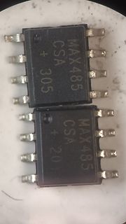 Zwei MAX485 integrierte Schaltkreise