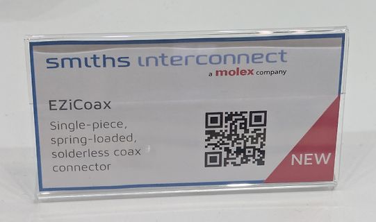 Informationskarte für EZiCoax Koaxialstecker