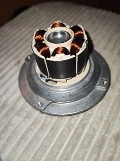 Elektromotor-Stator mit Kupferwicklungen