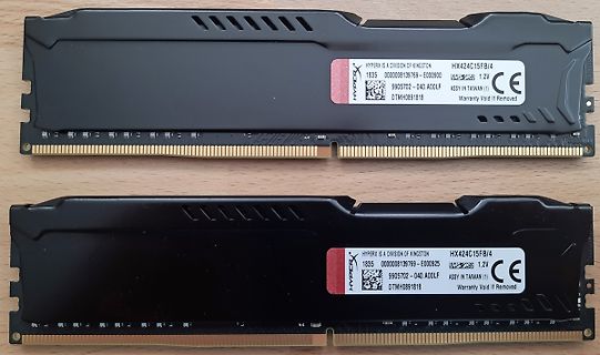 Zwei Kingston HyperX DDR3 RAM Module