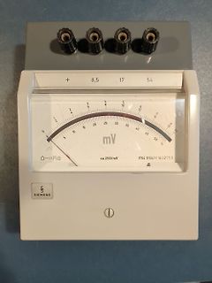 Siemens Millivoltmeter