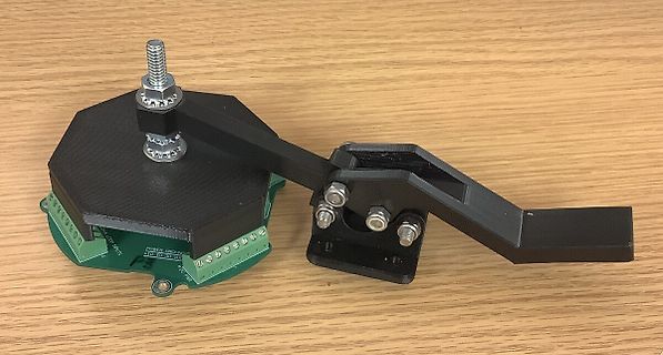 3D-gedruckter mechanischer Aufbau auf Leiterplatte